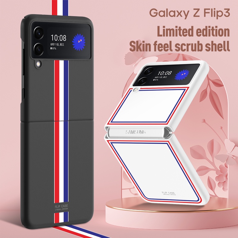 Ốp điện thoại mỏng màu sắc sang trọng cho Samsung Galaxy Z Flip 3 5G