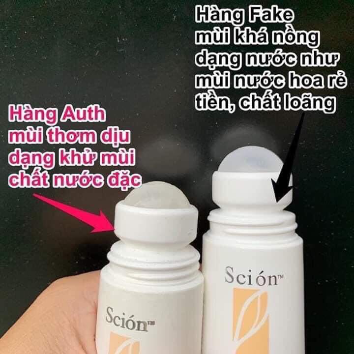 Lăn Nách Scion ⚡FREESHIP⚡ Khử Mùi Cơ Thể Đặc Biệt Hôi Nách Hôi Chân + Tặng 1 Mặt Nạ Dưỡng Da Cao Cấp Hàn Quốc