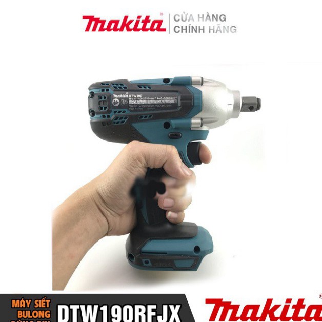 [Chính Hãng] Máy Siết Bu Lông Dùng Pin Makita DTW190RFJX (18V-3.0AH)