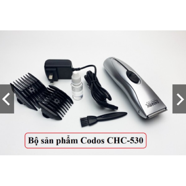 Bộ đồ nghề cắt tóc CoDol 530 gồm 5 món: Tông Đơ Codol 530 - lưỡi dao sắc& bén + Bộ kéo cắt & tỉa +Áo Choàng + Chổi Phủi