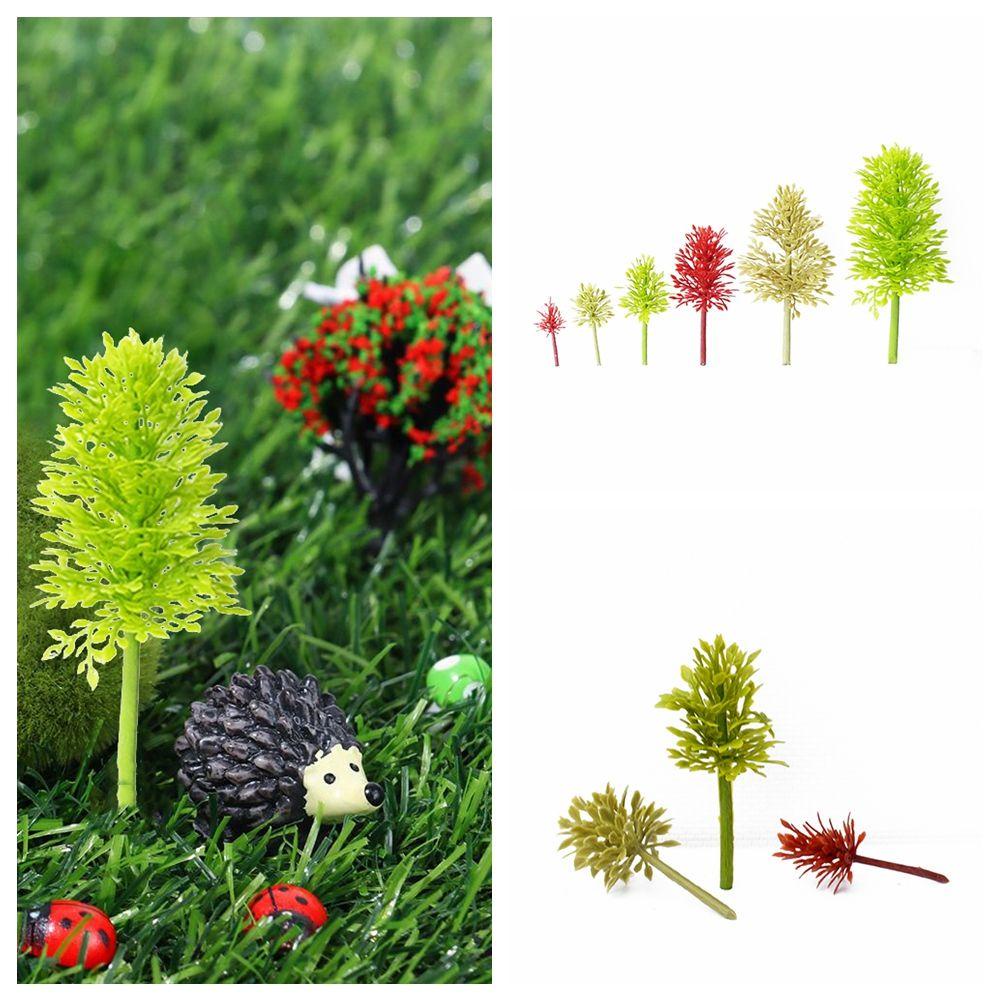 Set 1 / 6 Mô Hình Cây Giả Trang Trí Tiểu Cảnh