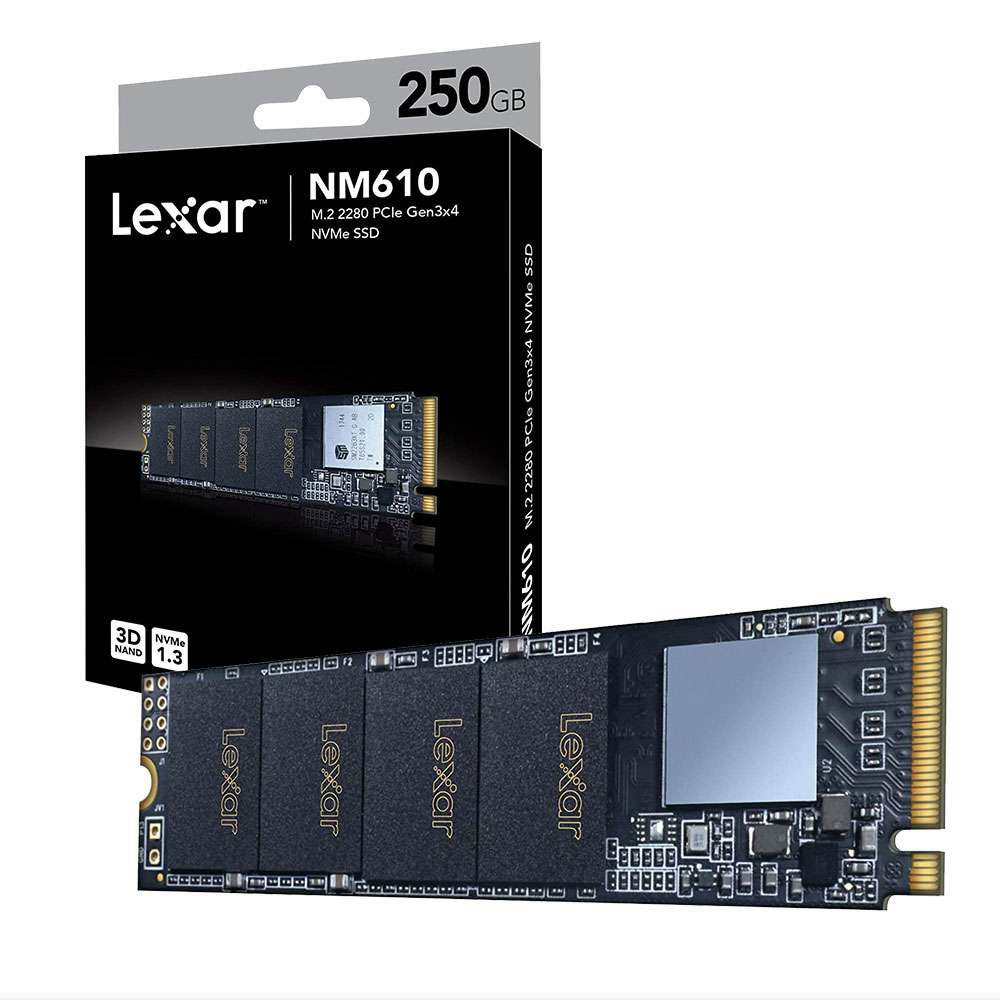 Ổ Cứng SSD Lexar NM610-250GB 250GB M.2 2280 NVMe - New - Full Box - Chính Hãng Mai Hoàng - BH 36 Tháng | BigBuy360 - bigbuy360.vn