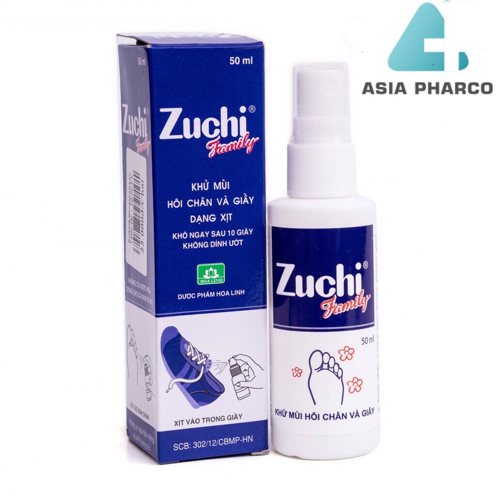 Zuchi Xịt Giày - Khử Mùi Hôi Chân