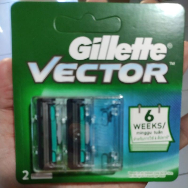 (2 LƯỠi) Bộ 2 dao lam Gillette Vector