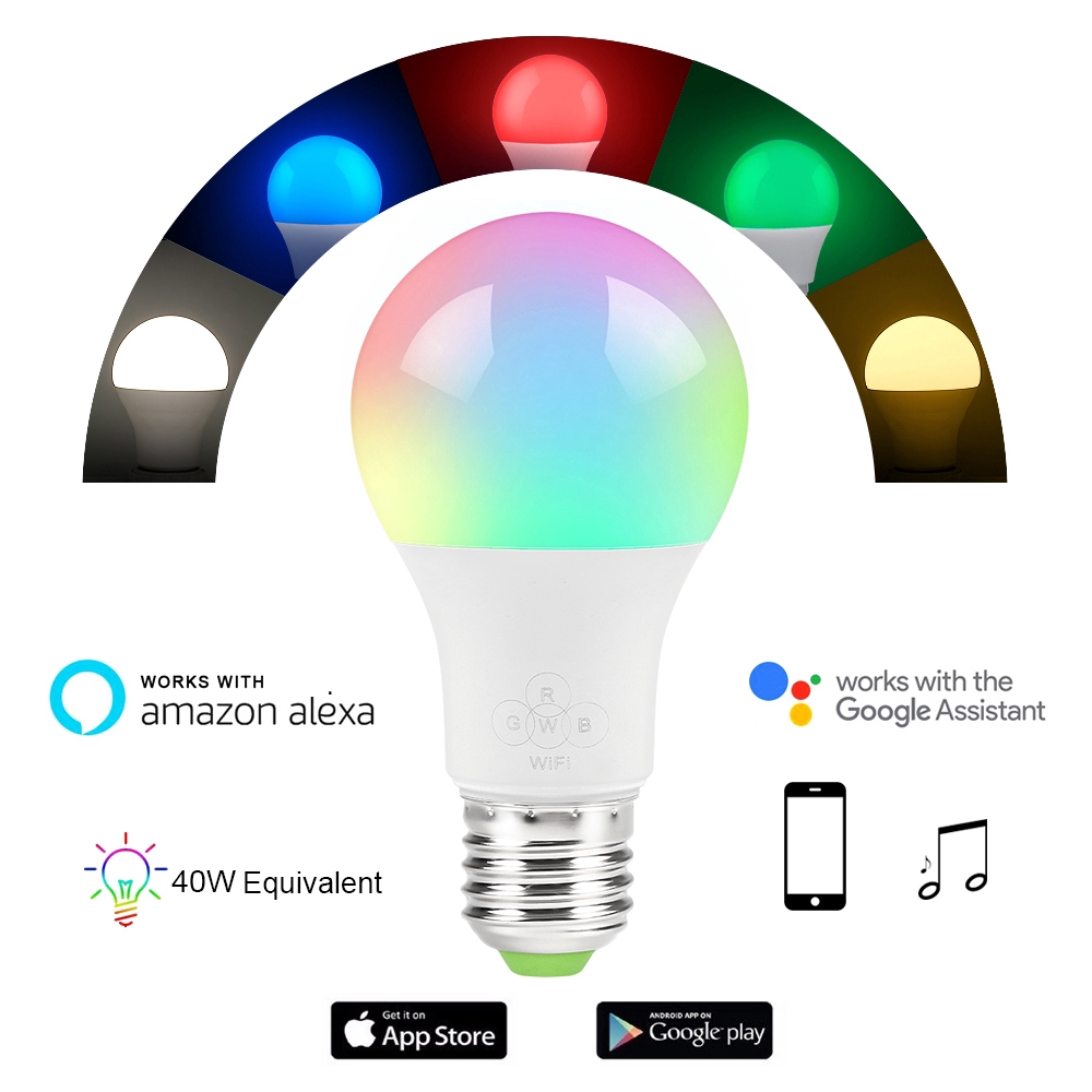 Bóng đèn LED nhiều màu có thể điều khiển từ xa bằng điện thoại