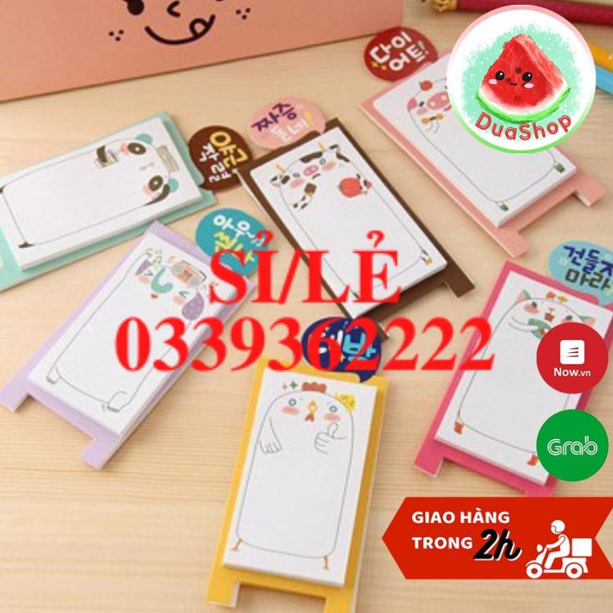 [ HAIANHSHOP ] Giấy Note Hàn Quốc13*5.2cm - Tập Giấy Note Hình Chữ Nhật Trang Trí Góc Học Tập Duashop &gt;