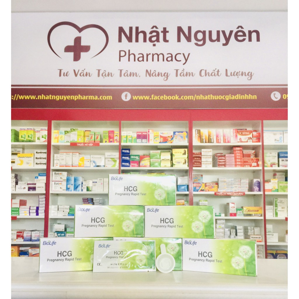 Que thử thai ALLISA, BIOLIFE HCG, QUICKTEST que thử thai nhanh, cho kết quả chính xác