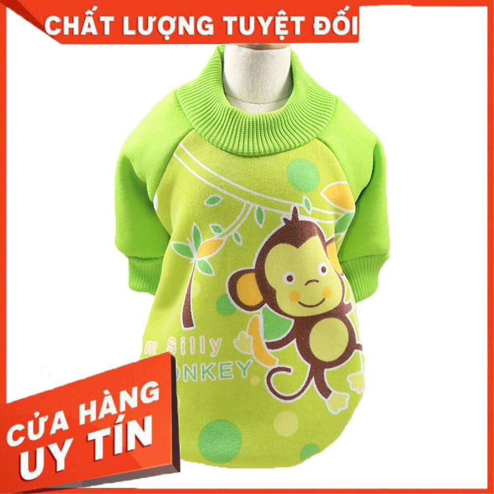 Com bo 2 áo nỉ có tay cho chó mèo