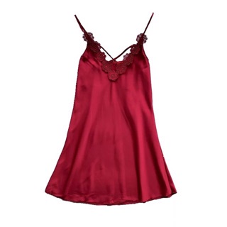 Váy ngủ lụa satin cao cấp SX213 - đầm ngủ phi lụa sexy