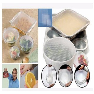 Miếng Silicon Đậy Thức Ăn(bộ 3 miếng)