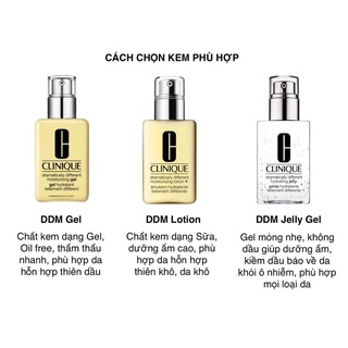 🇺🇸Kem Dưỡng Dành Cho Da Clinique Dramatically Different Moisturizing Gel/Jelly/Lotion ( full size-125ml)