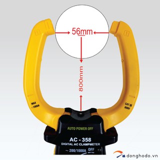 Ampe kìm đo AC APECH AC-358 - 600A