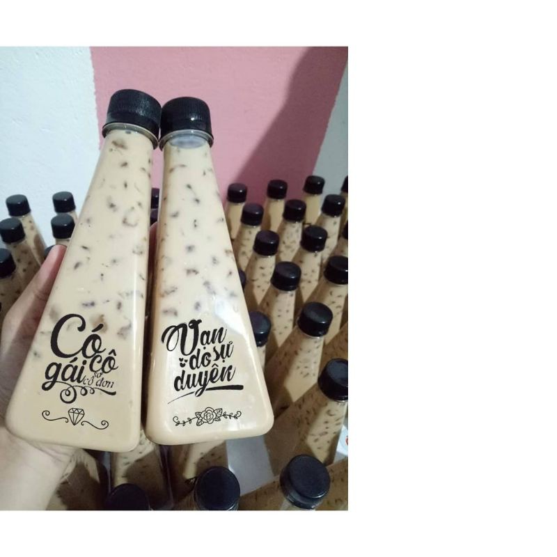 100 hình dán chữ thả thính siêu hay đã có keo sẵn. có in logo riêng