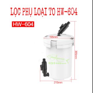 Lọc phụ loại to SUNSUN HW-604