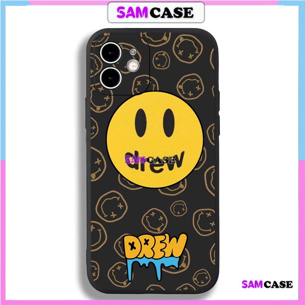 Ốp lưng iPhone 6/6s/7/8/X/XS/11/12/13/14 Pro Plus Max viền vuông chống sốc bảo vệ camera silicon mềm Họa tiết Drew4-1