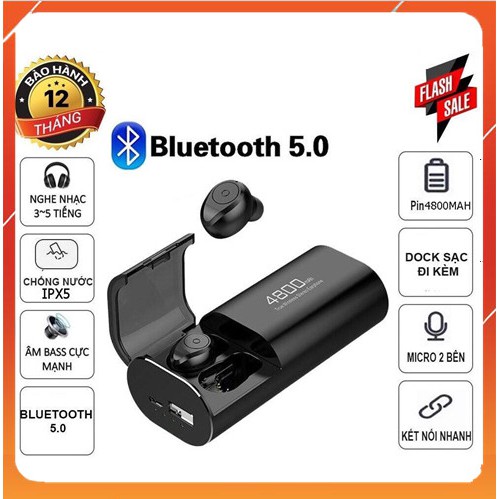 Tai Nghe Bluetooth True Wireless Amoi F9 - 4800