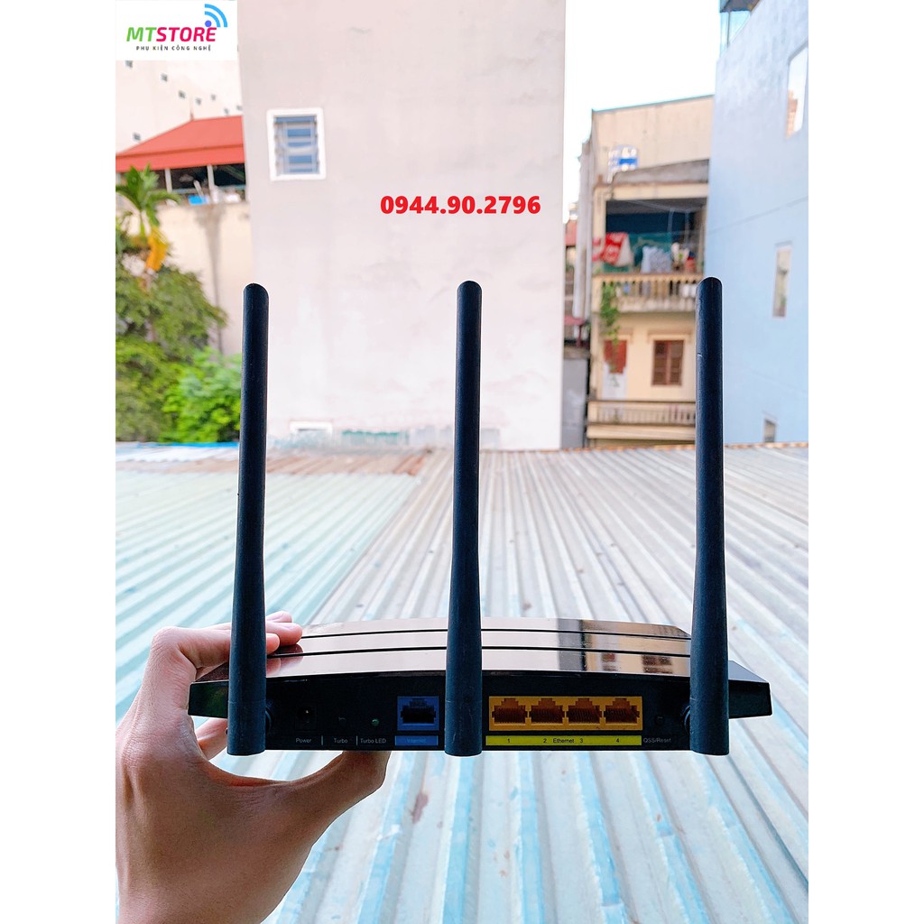 [BH 6 Tháng] Bộ Phát Wifi 3 râu TPlink WR2041N Xuyên Tường chuẩn 450 Mbps + Tặng 2m dây mạng bấm sẵn | BigBuy360 - bigbuy360.vn