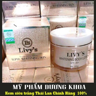 Kem body Livy's vàng mẫu mới Thái Lan