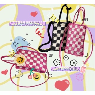 Túi len caro mini bag đeo chéo