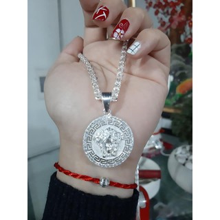 Dây chuyền bạc ta mặt versace
