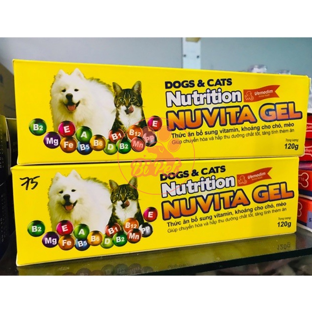 Gel dinh dưỡng Nuvita dành cho chó mèo [CHÍNH HÃNG]
