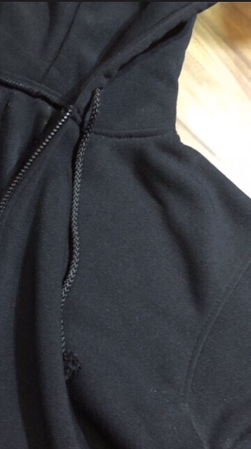 ÁO HOODIE ZIPPER MÀU ĐEN