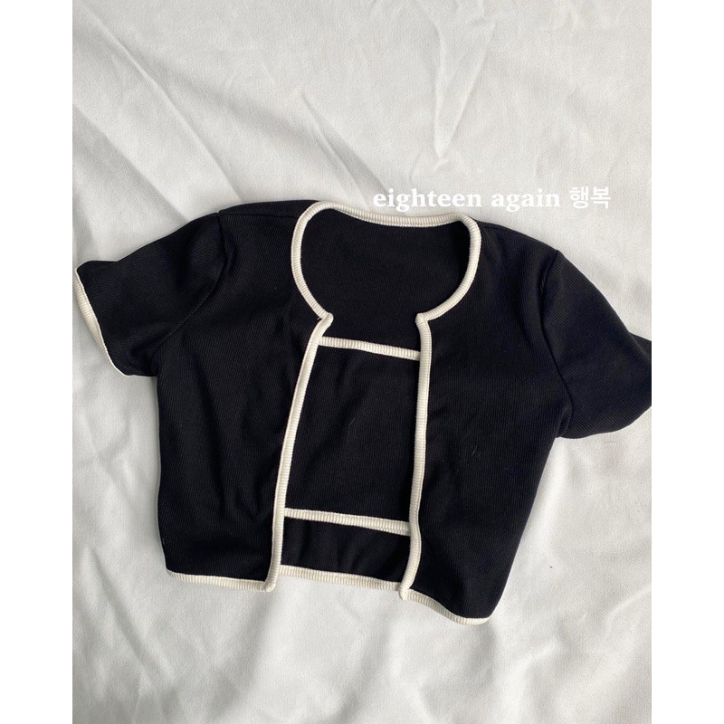 SET ÁO CROPTOP VIỀN