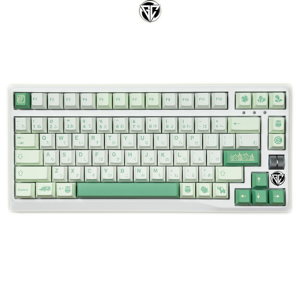 Keycap Garden 139 nút bàn phím cơ Thick PBT Cherry Profile