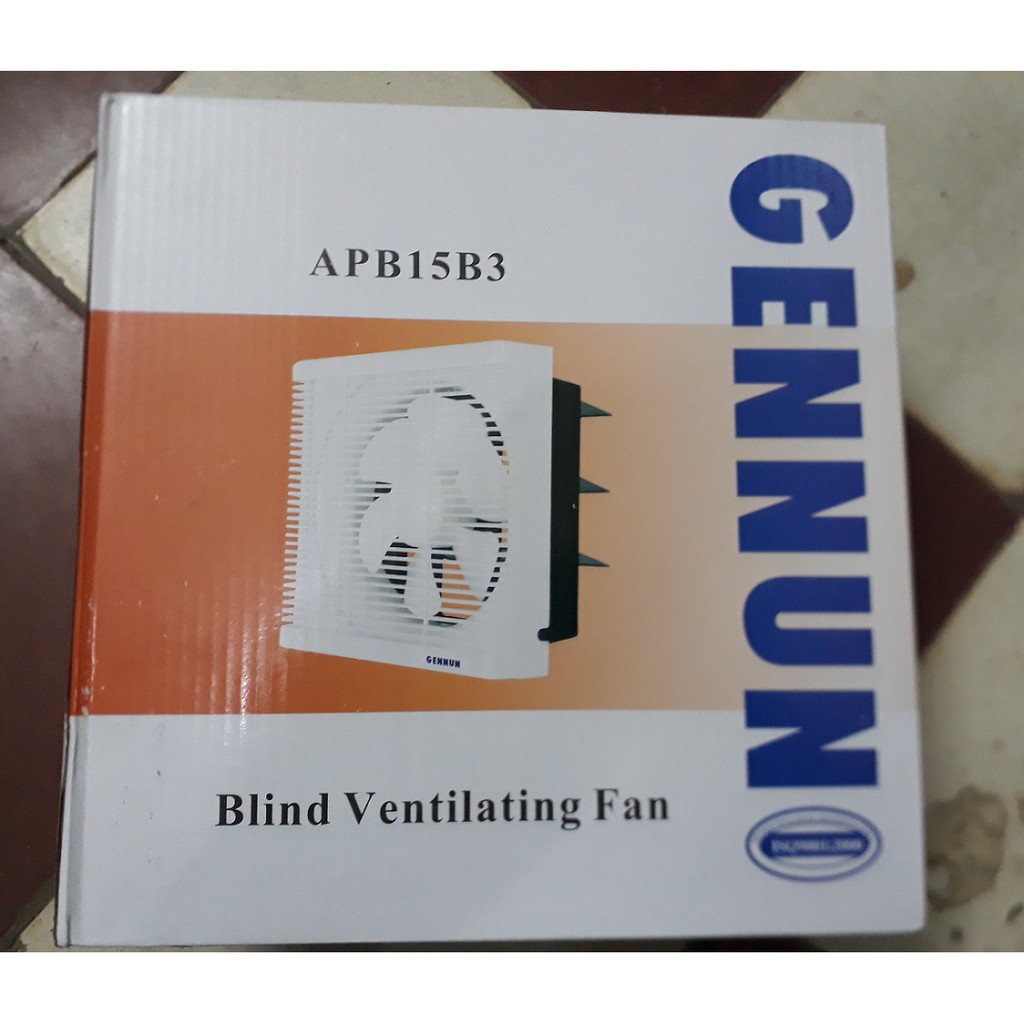 Quạt hút thông gió gắn tường Genun
