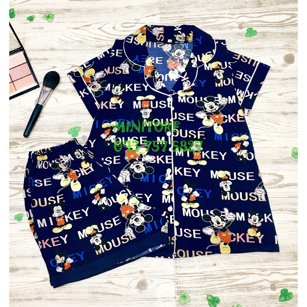 [MẪU MỚI]Bộ PIJAMA Kate lụa Thái siêu mịn mát FULL SIZE không nhăn không xù đường may kỹ bao đổi trả nhiều màu họa tiết