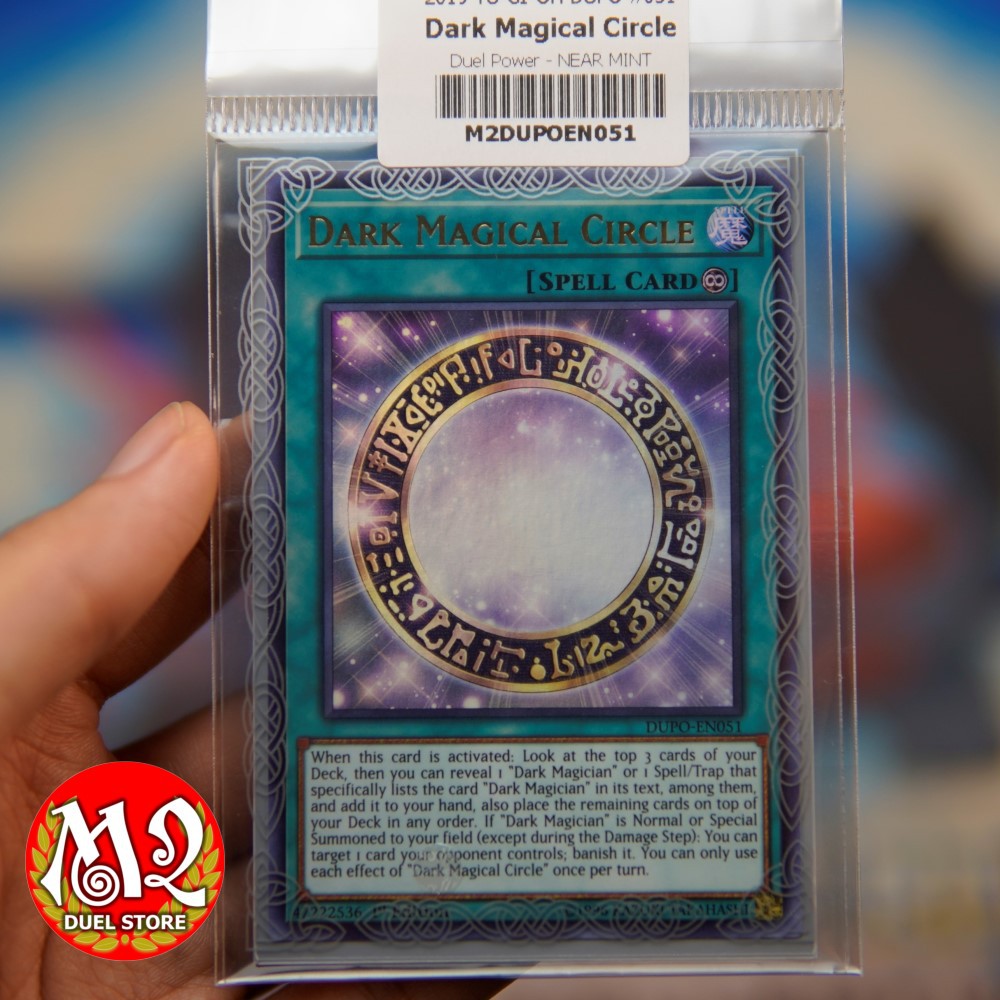 Thẻ bài đồ chơi Yugioh DUPO-EN051 - Dark Magical Circle – Ultra Rare -  Bảo quản M2SCCQ-LITE
