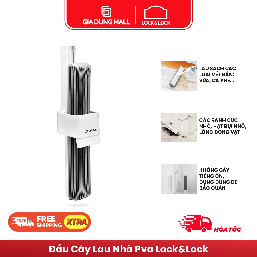 Đầu lau thay thế cho cây lau nhà ETM481RFL LocknLock Hàng Chính Hãng