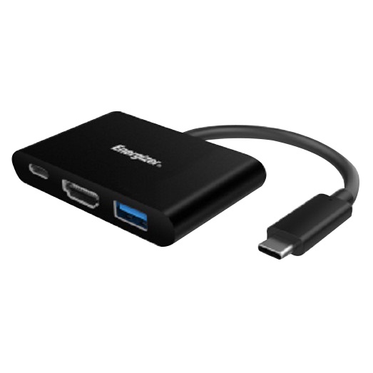 Bộ Chuyển USB-C3.1 Hub Energizer USBA/USB-C/HDMI - HC303CV