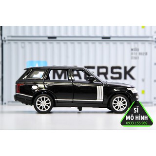 Mô hình xe SUV Range Rover mở hết cửa 1:32 Đen