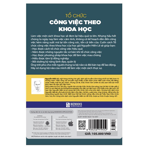 Sách - Tổ chức công việc theo khoa học: Những Điều Mọi Doanh Nghiệp Cần Thực Hiện + tặng kèm bút bi