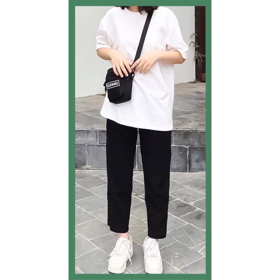 Quần Baggy Kaki unisex dáng Basic nam nữ bigsize 38-105kg