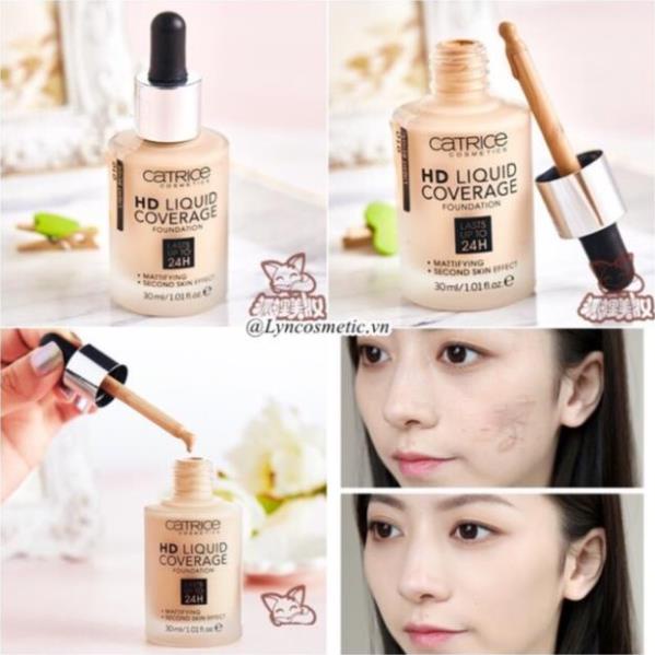 Kem Nền Catrice 24H-kem nền kiềm dầu độ che phủ cực cao - Ads.cosmetics