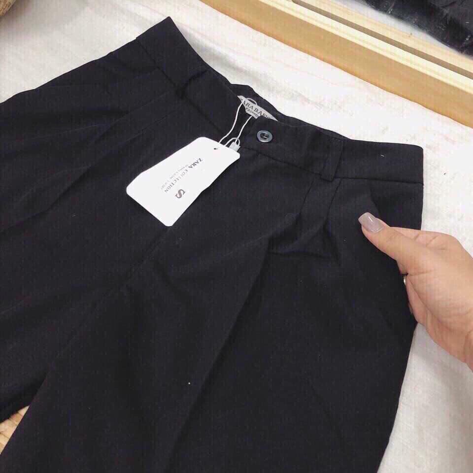 Quần tây baggy đen đơn giản | BigBuy360 - bigbuy360.vn