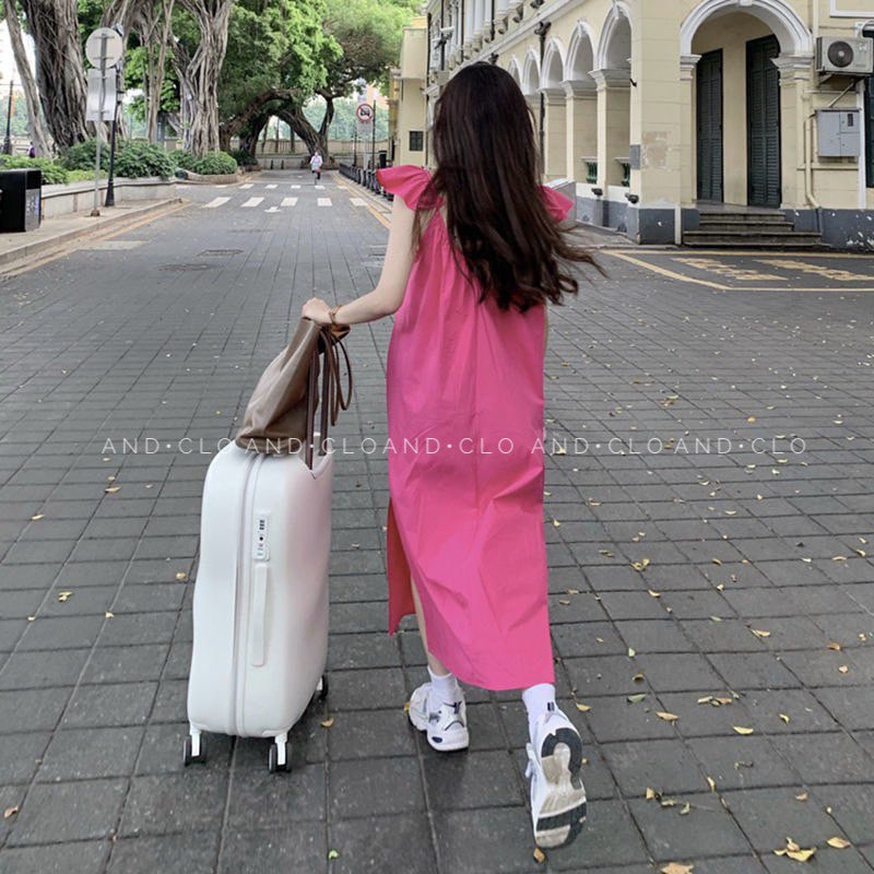 Đầm chun suông tay cánh tiên