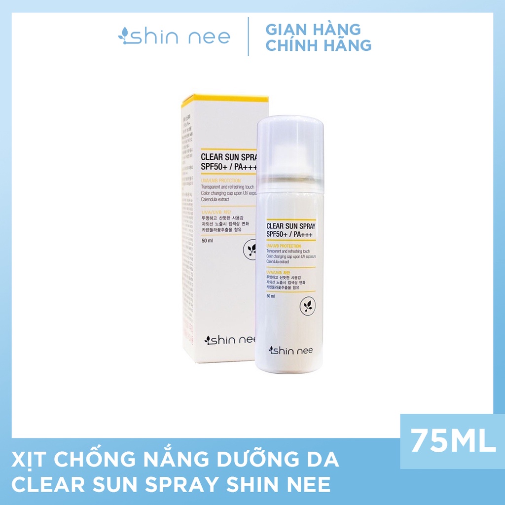 [Mã BMBAU50 giảm 7% đơn 99K] Xịt chống nắng Clear Sun Spray Shin Nee 50ml