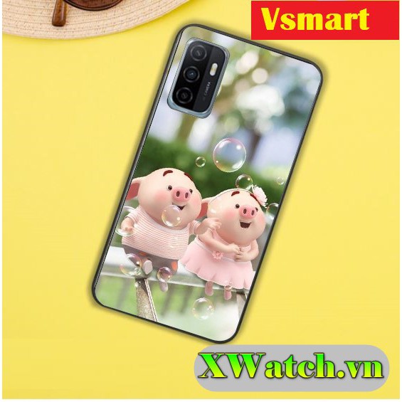 Ốp lưng dẻo TPU Vsmart Star 5 Active 1 Vsmart Joy1 Vsmart Active 1+ Vsmart Joy1+ Vsmart Live in hình Heo P2
