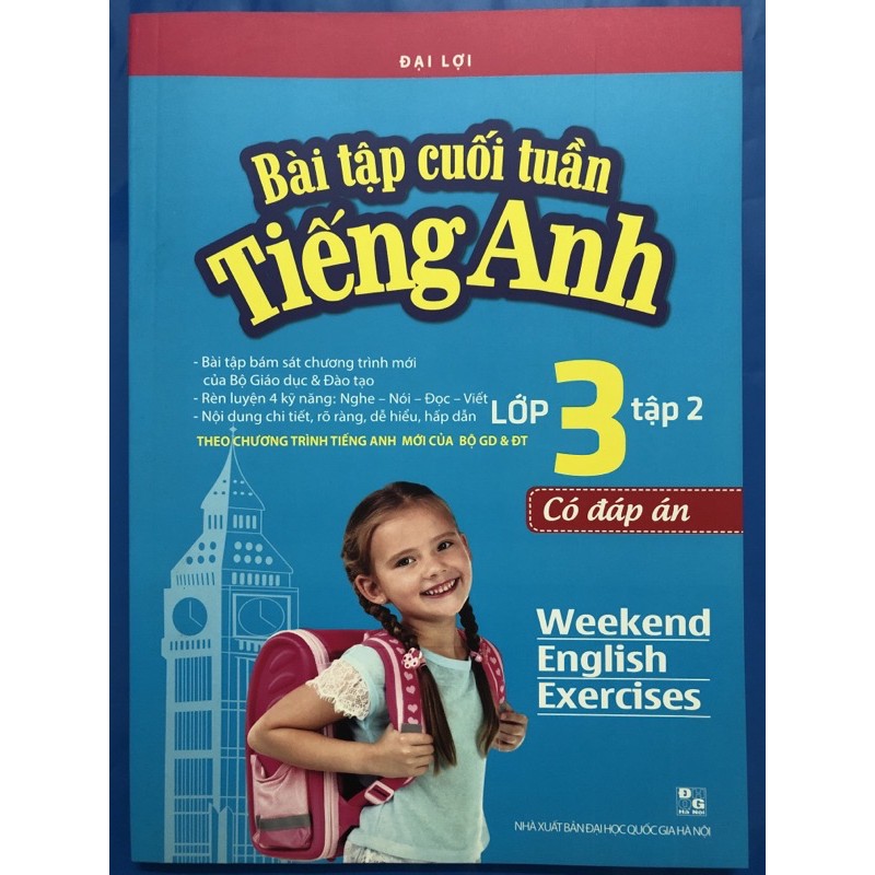 Sách - ( Combo 2 tập) Bài tập cuối tuần tiếng anh lớp 3