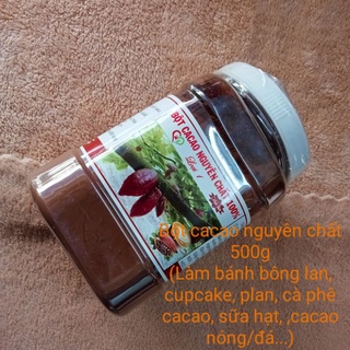 Bột cacao nguyên chất đăk lăk 500g/hộp