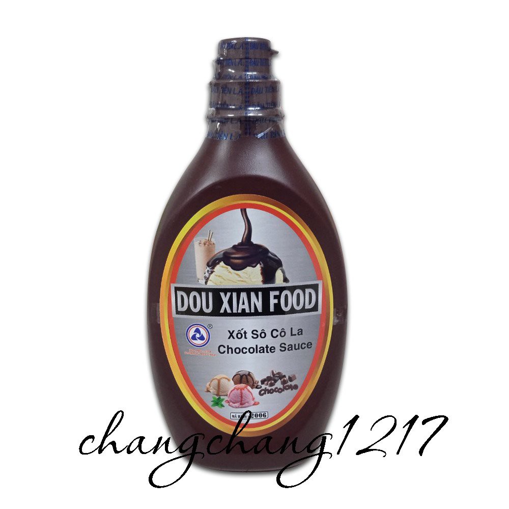 Sốt Topping Dou Xian Hàng Huy  Chai 700ml