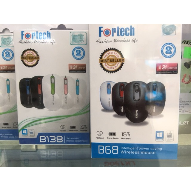 Chuột Không Dây Fortech B68