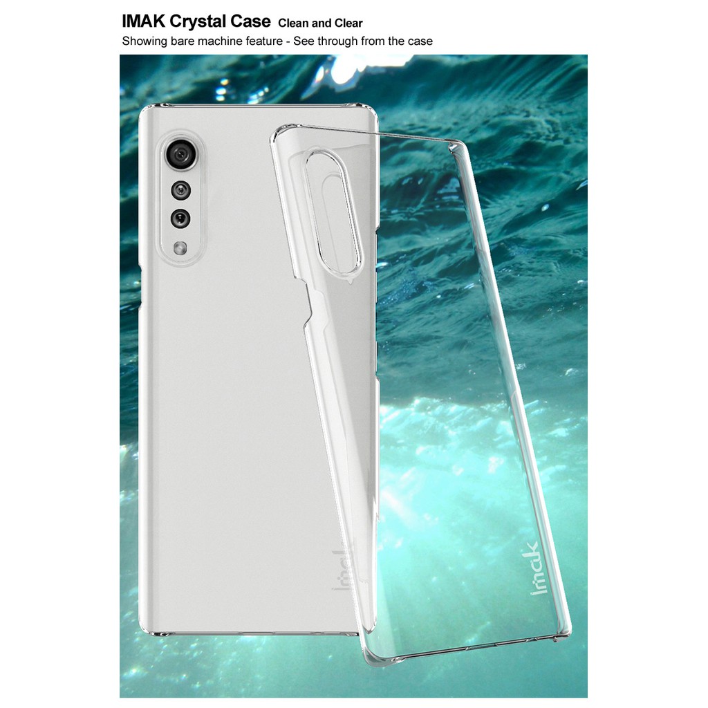 Ốp điện thoại nhựa cứng Imak trong suốt Lg Lm-G900Em Lm-G910Emw 4g / 5g LG Velvet 4G / 5G | BigBuy360 - bigbuy360.vn