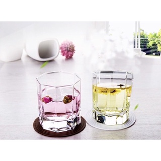 Ly thủy tinh 8 cạnh kiểu cách 195ml