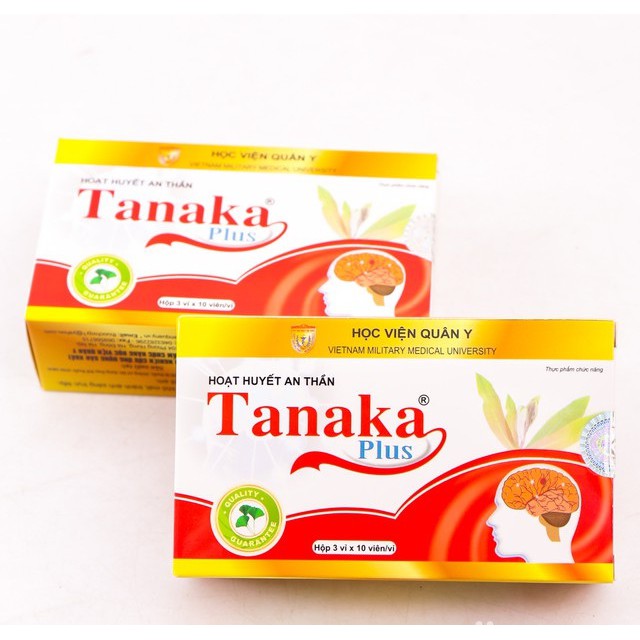 Hoạt huyết an thần Tanaka Plus Học viện Quân Y 30 viên
