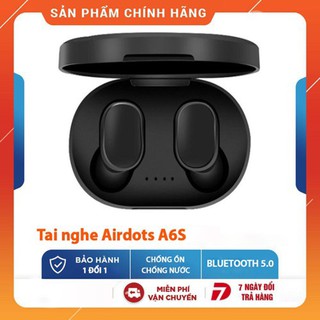 Tai nghe Bluetooth True Wireless Redmi Airdots A6S Âm Thanh 5.0 Cảm Biến Tự Động Kết Nối Bảo Hành 12 Tháng
