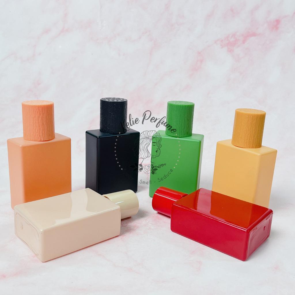 [HCM] Chai chiết nước hoa 30ml kiểu Bloom màu pastel thủy tinh cứng cáp, vòi xịt phun sương.